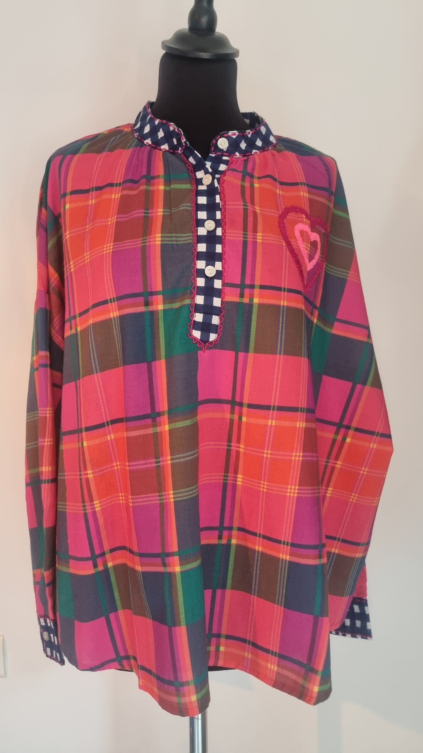 Blouse en patchwork
