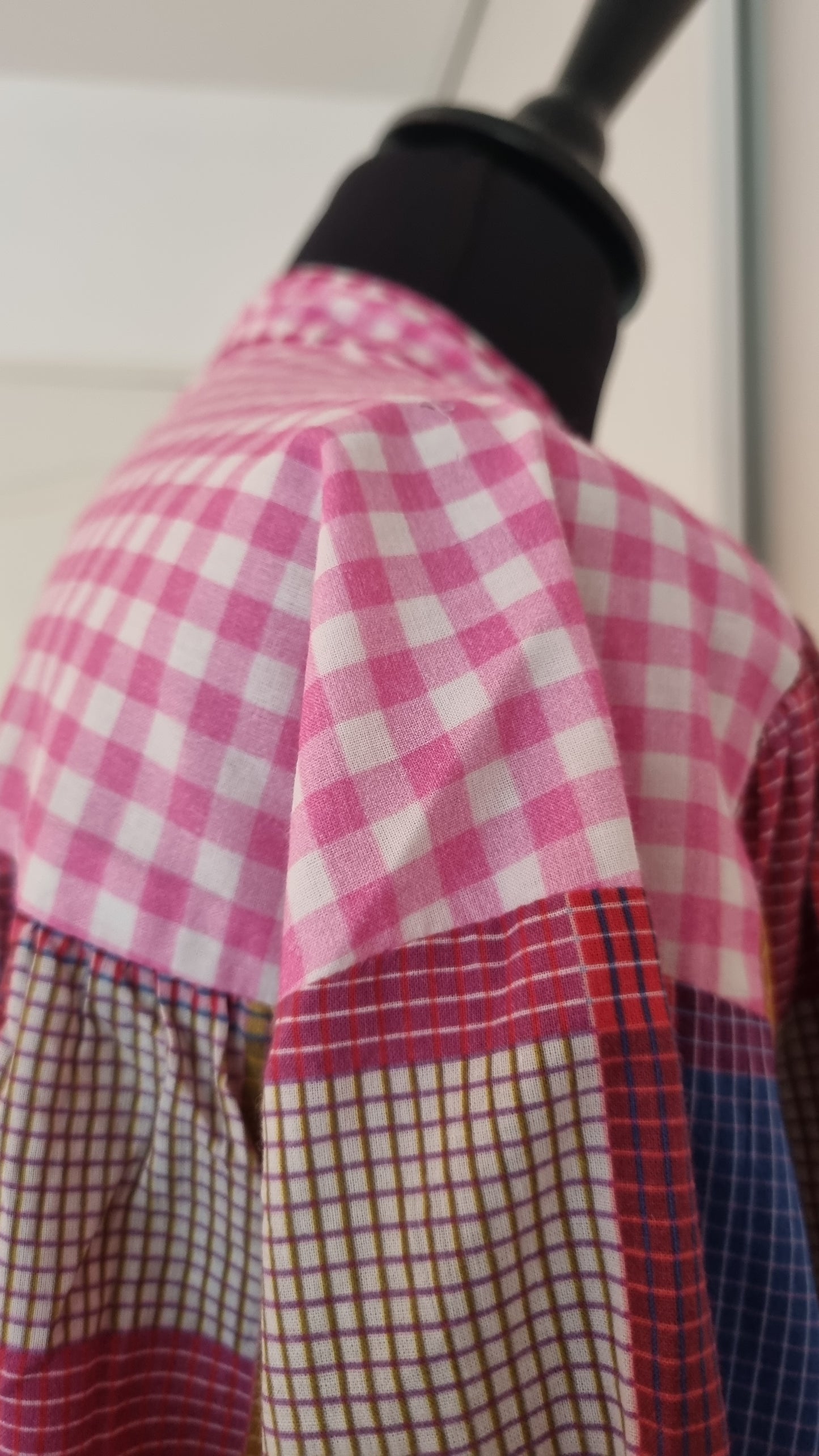 Blouse vichy rose très Pep's