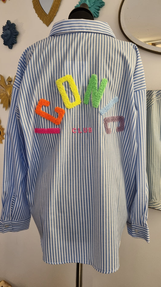 Chemise "Iconic " bleue