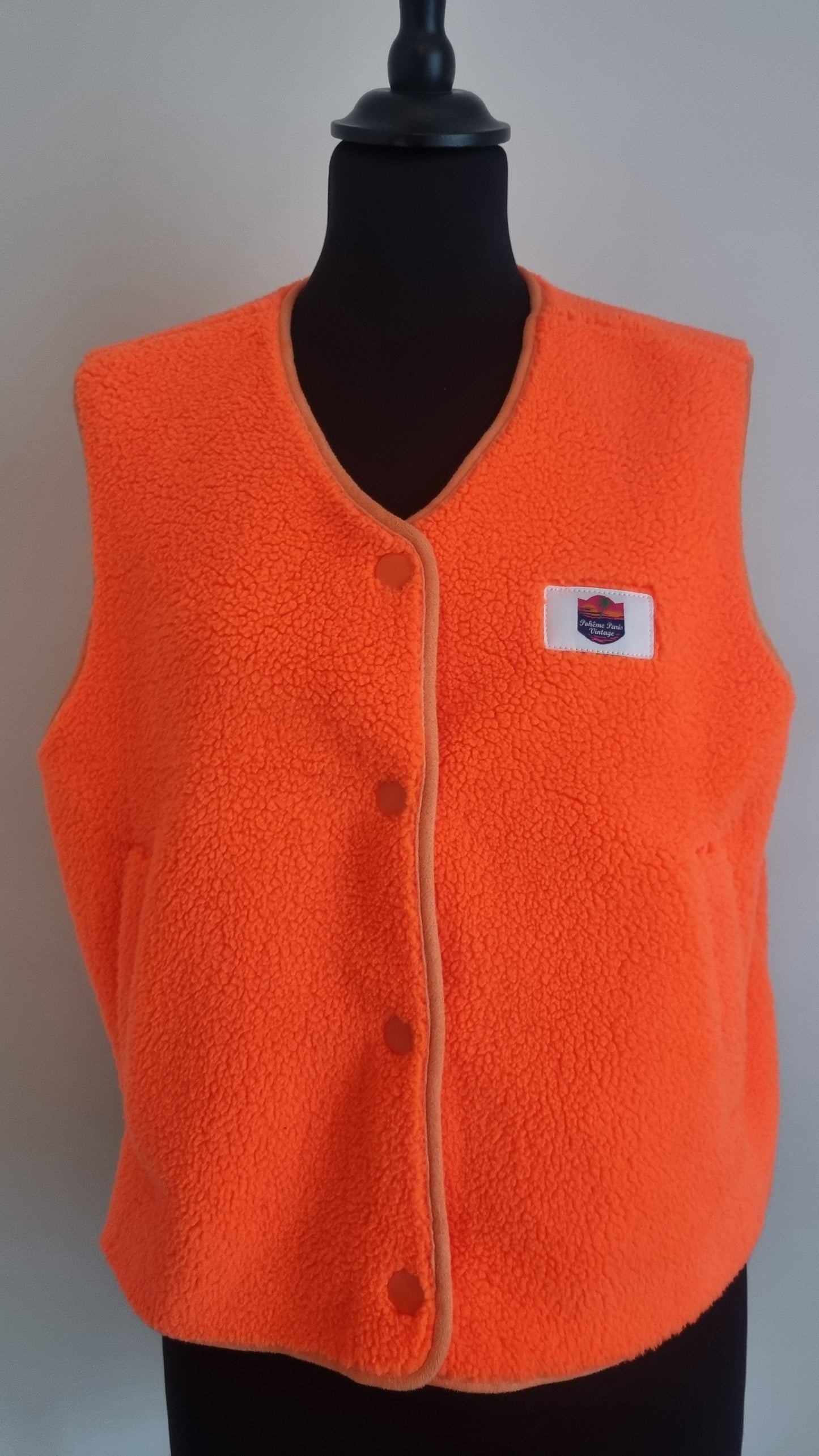 Gilet sans manche orange