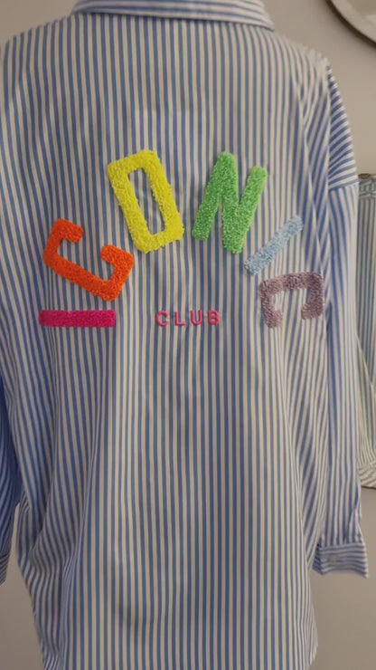 Chemise "Iconic " bleue