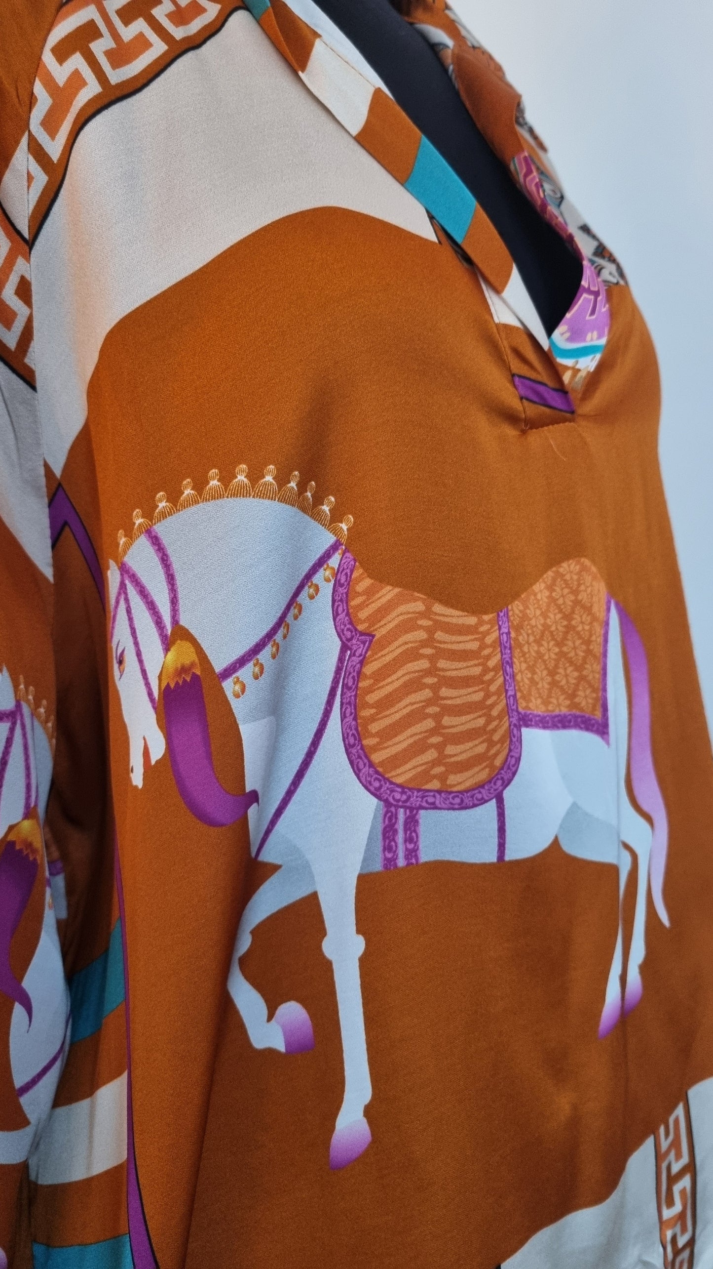 Blouse thème équitation 🐎