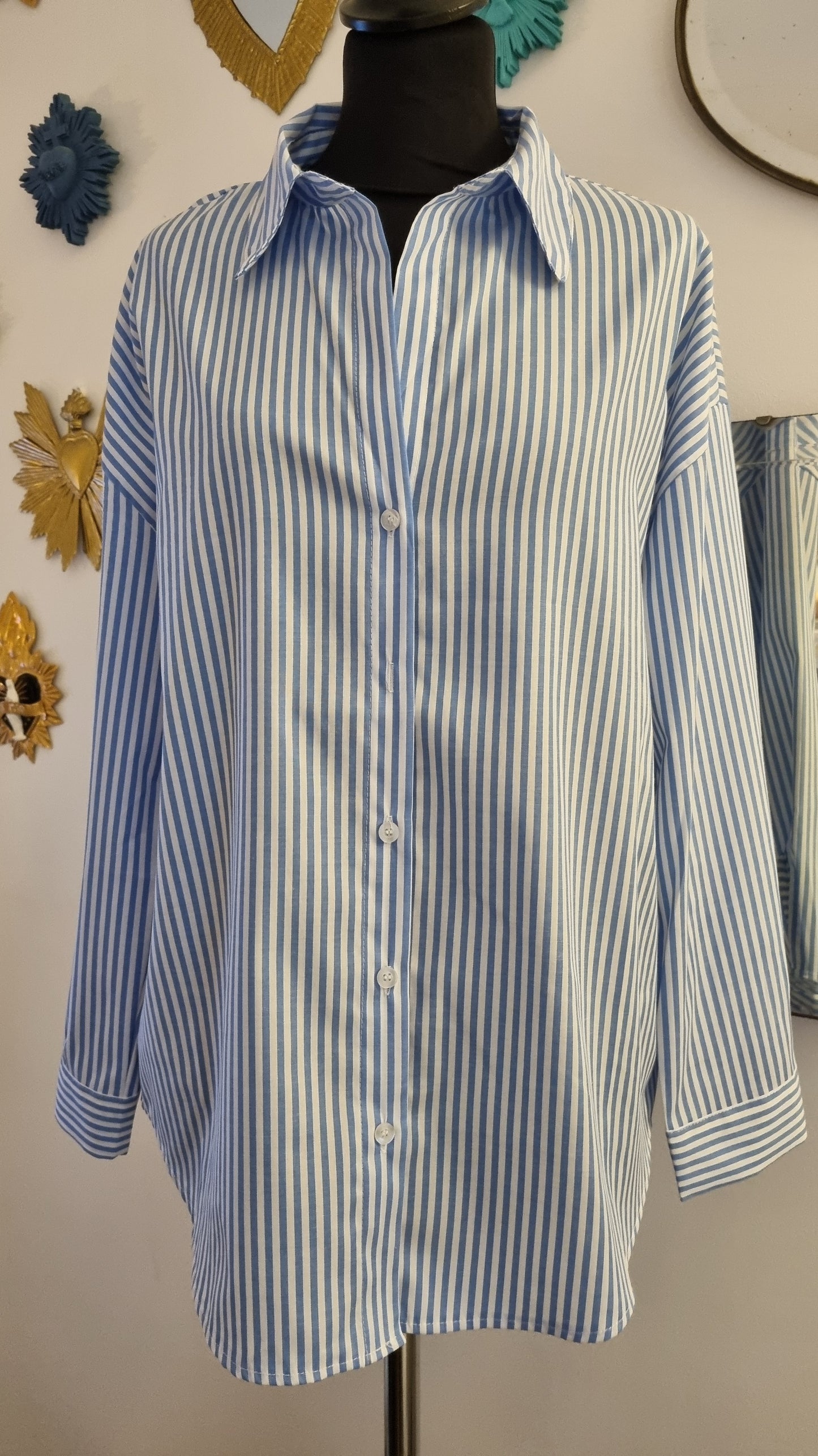 Chemise "Iconic " bleue