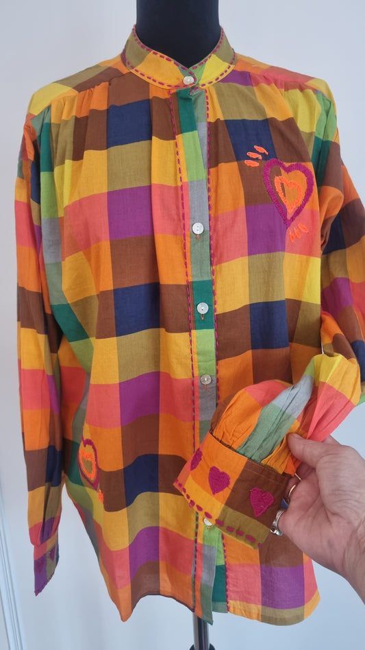 Blouse brodée
