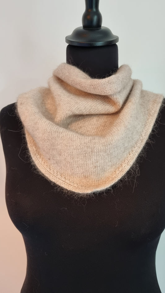 Bandana cachemire beige