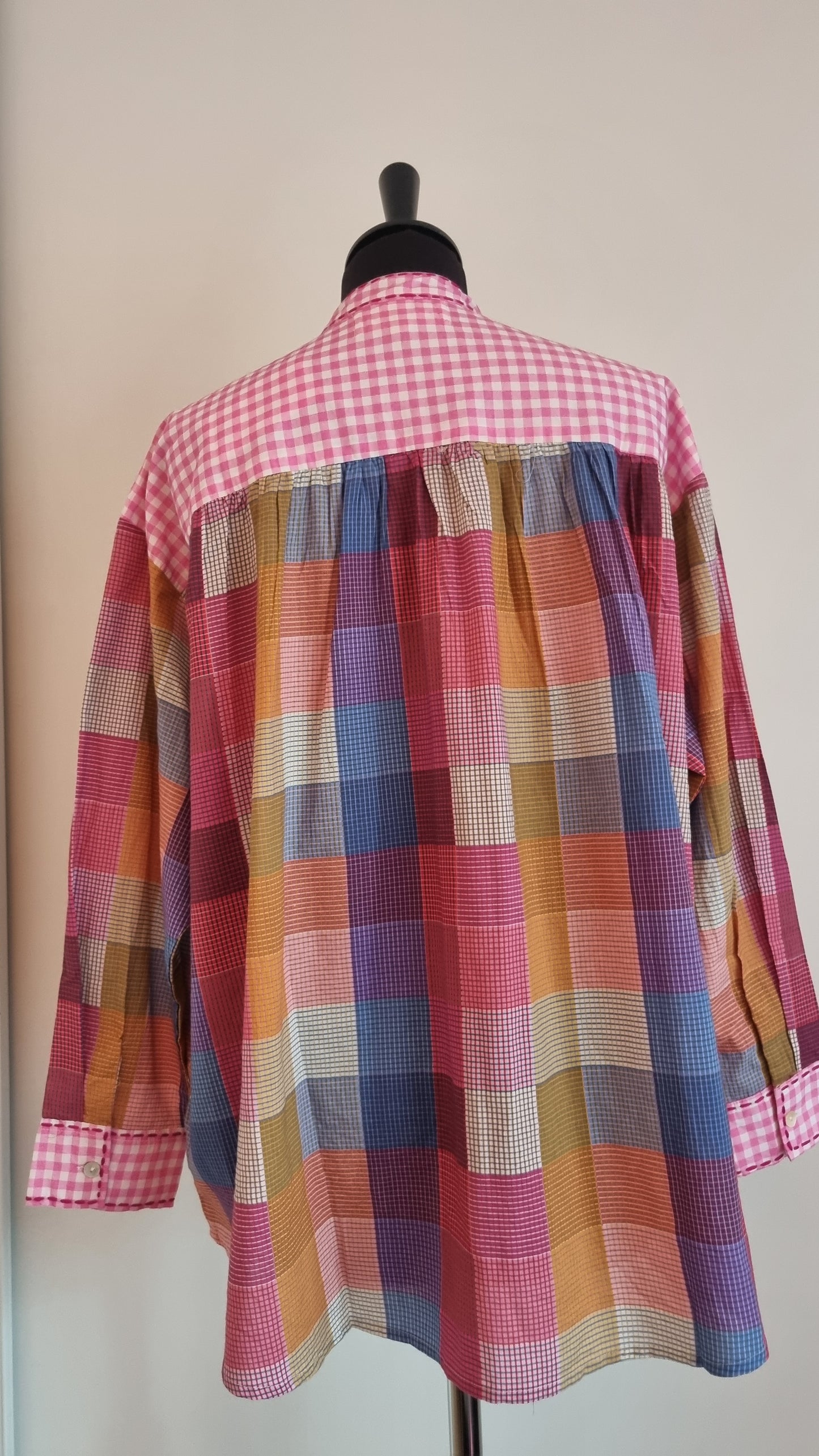 Blouse vichy rose très Pep's