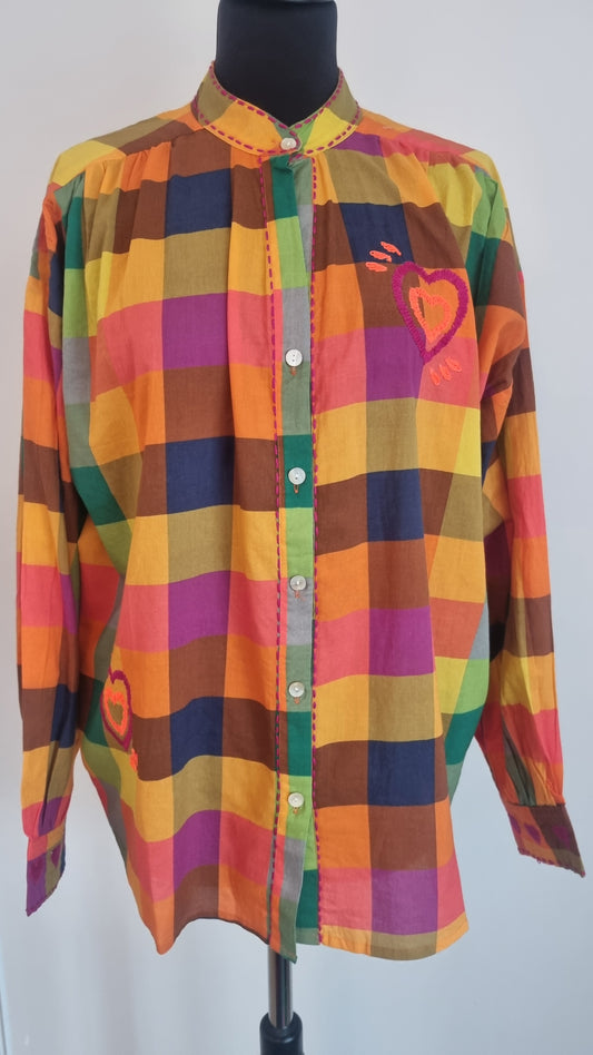 Blouse brodée