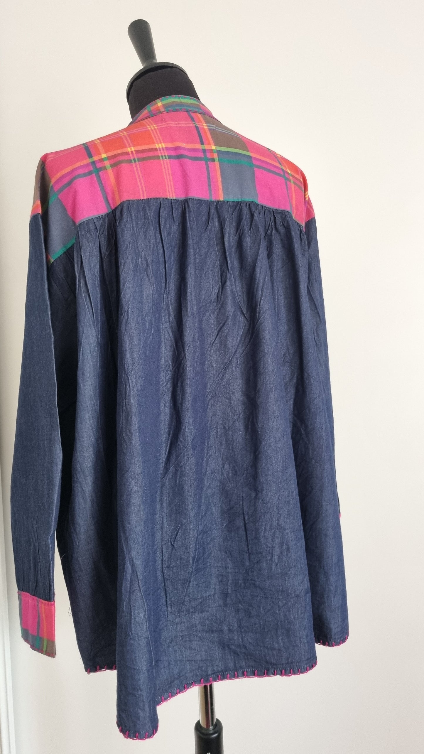 Blouse fun en Lyocell 🌈 (façon jeans)