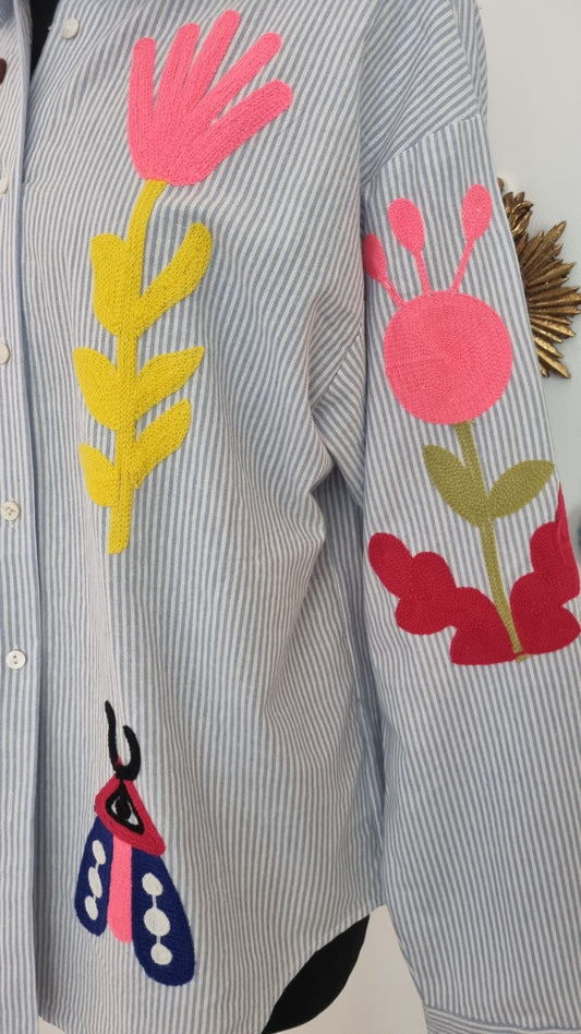 Chemise Bali bleue M/L