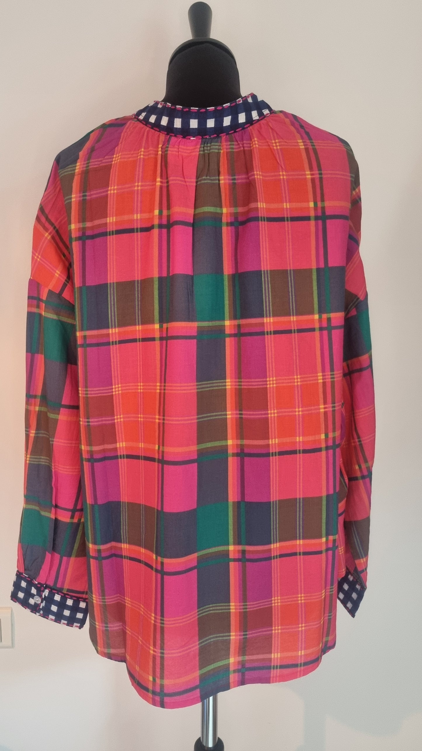 Blouse en patchwork